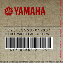 6Y5-83553-X1-00 Original OEM YAMAHA