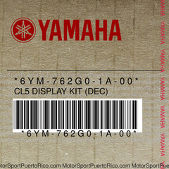 6YM-762G0-1A-00 Original OEM YAMAHA