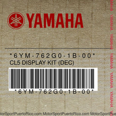 6YM-762G0-1B-00 Original OEM YAMAHA