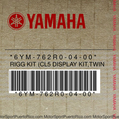 6YM-762R0-04-00 Original OEM YAMAHA