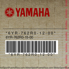 6YR-762R0-12-00 Original OEM YAMAHA