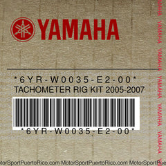 6YR-W0035-E2-00 Original OEM YAMAHA