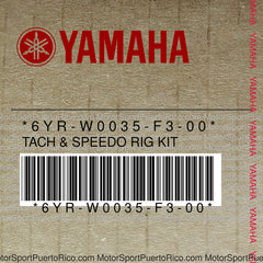 6YR-W0035-F3-00 Original OEM YAMAHA