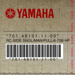 701-48101-11-00 Original OEM YAMAHA