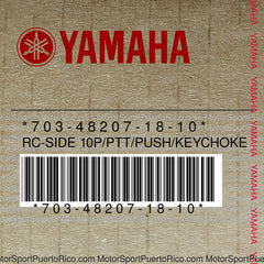 703-48207-18-10 Original OEM YAMAHA