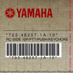 703-48207-1A-10 Original OEM YAMAHA