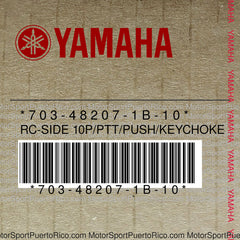 703-48207-1B-10 Original OEM YAMAHA