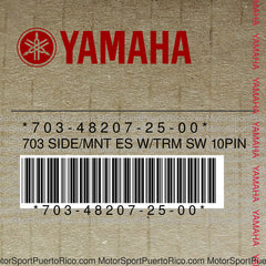 703-48207-25-00 Original OEM YAMAHA