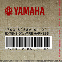 703-8258A-01-00 Original OEM YAMAHA