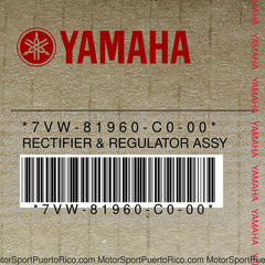 7VW-81960-C0-00 Original OEM YAMAHA