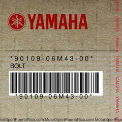 90109-06M43-00 Original OEM YAMAHA