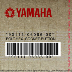 90111-06086-00 Original OEM YAMAHA
