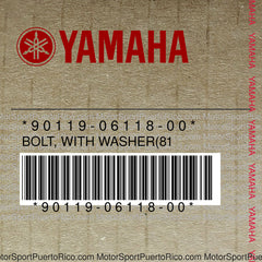 90119-06118-00 Original OEM YAMAHA