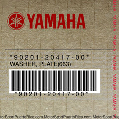 90201-20417-00 Original OEM YAMAHA