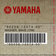 90206-12074-00 Original OEM YAMAHA