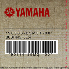 90386-25M31-00 Original OEM YAMAHA