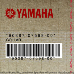 90387-07598-00 Original OEM YAMAHA