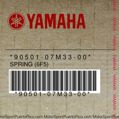 90501-07M33-00 Original OEM YAMAHA