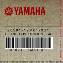 90501-12M61-00 Original OEM YAMAHA