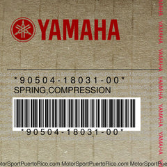 90504-18031-00 Original OEM YAMAHA