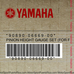 90890-06669-00 Original OEM YAMAHA