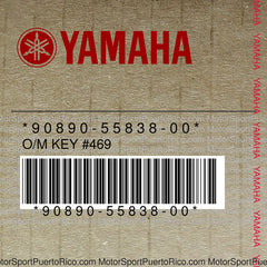 90890-55838-00 Original OEM YAMAHA