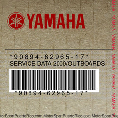 90894-62965-17 Original OEM YAMAHA