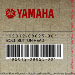 92012-08025-00 Original OEM YAMAHA