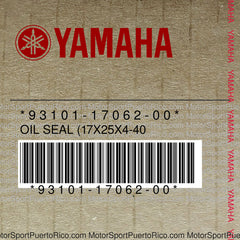 93101-17062-00 Original OEM YAMAHA