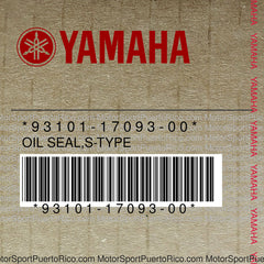 93101-17093-00 Original OEM YAMAHA