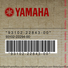 93102-22843-00 Original OEM YAMAHA