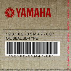 93102-35M47-00 Original OEM YAMAHA