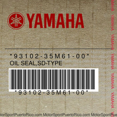 93102-35M61-00 Original OEM YAMAHA