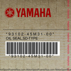 93102-45M31-00 Original OEM YAMAHA