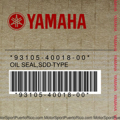 93105-40018-00 Original OEM YAMAHA