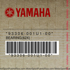 93306-001U1-00 Original OEM YAMAHA