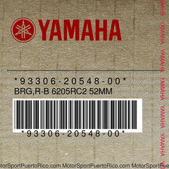 93306-20548-00 Original OEM YAMAHA