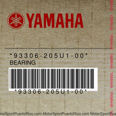 93306-205U1-00 Original OEM YAMAHA