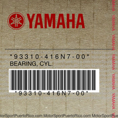 93310-416N7-00 Original OEM YAMAHA