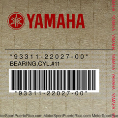 93311-22027-00 Original OEM YAMAHA