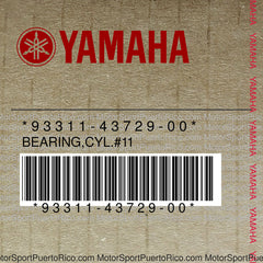 93311-43729-00 Original OEM YAMAHA