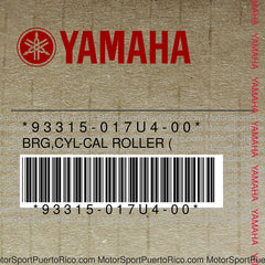 93315-017U4-00 Original OEM YAMAHA