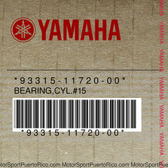 93315-11720-00 Original OEM YAMAHA