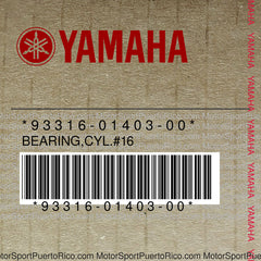 93316-01403-00 Original OEM YAMAHA