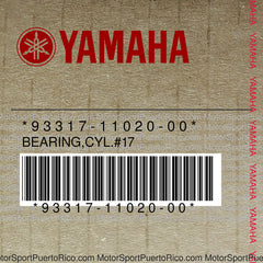93317-11020-00 Original OEM YAMAHA