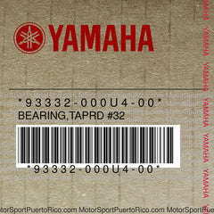 93332-000U4-00 Original OEM YAMAHA