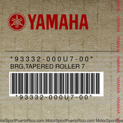 93332-000U7-00 Original OEM YAMAHA