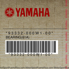 93332-000W1-00 Original OEM YAMAHA