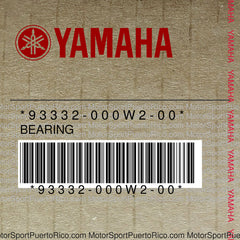 93332-000W2-00 Original OEM YAMAHA