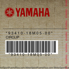 93410-18M05-00 Original OEM YAMAHA